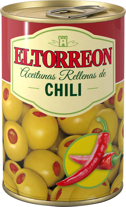Aceitunas Rellenas de Chili